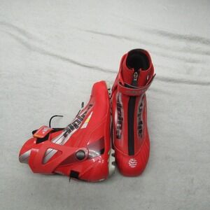 Alpina Unisex EU40 7.5M 8.5W Ski Boots Red RS NNN Nordic Ski Style Cross Country